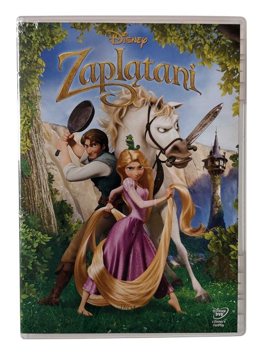 Zaplątani DVD Disney Bajka Dla Dzieci Animowana Dubbing Polski