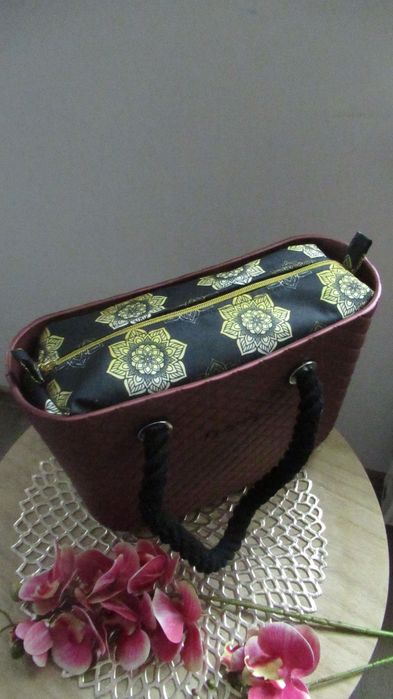 Organizer do Obag Mini Mandale złote suwak złoty łezka 24h