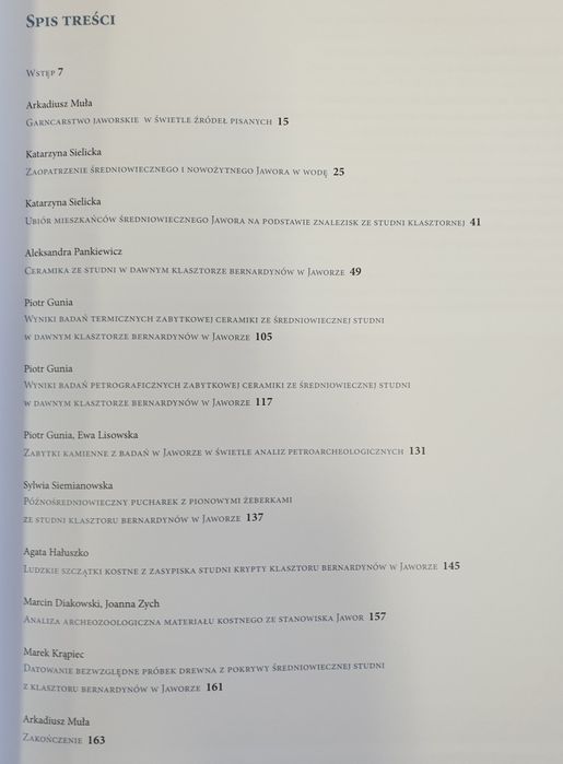 Średniowieczna studnia Klasztoru Bernardynów w Jaworze Jawor Badania