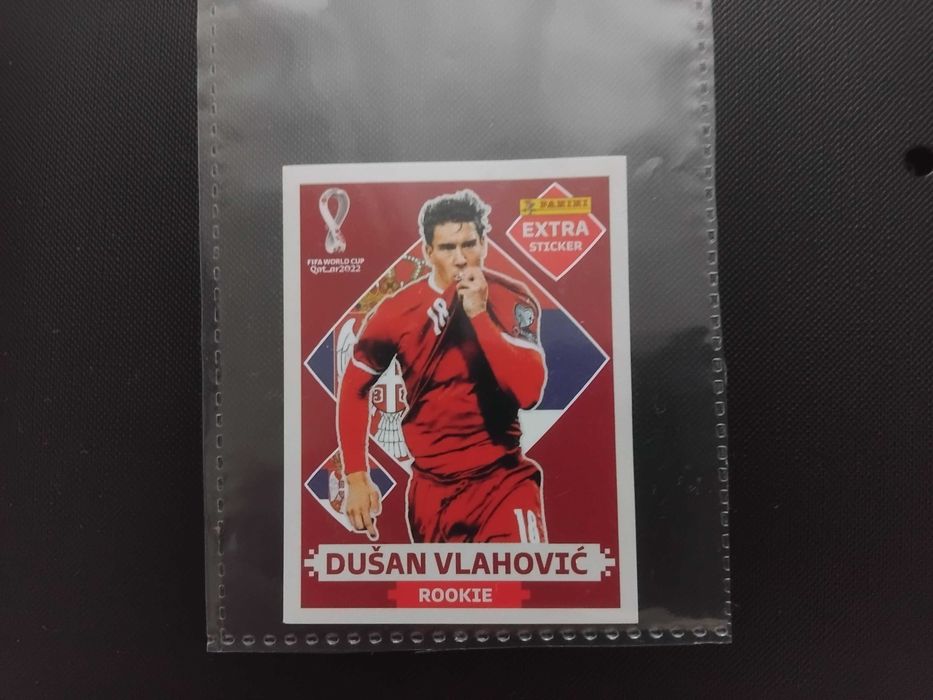 Dusăn Vlahovíc Carta/Rookie/Cobre Do Mundial De 2022 No Qatar