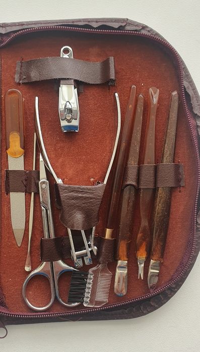 Conjunto completo para manicure unhas e com pinceis para pintura