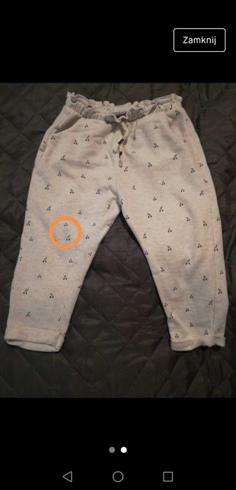 Spodnie Zara r. 98