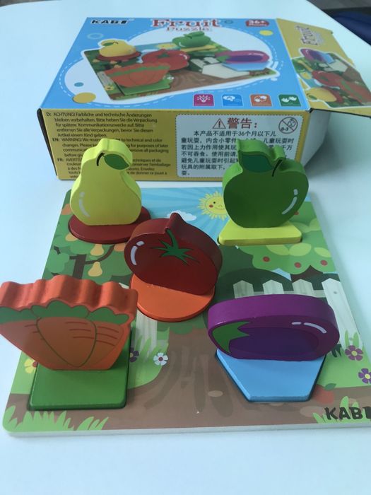 Деревянная игра сад-огород