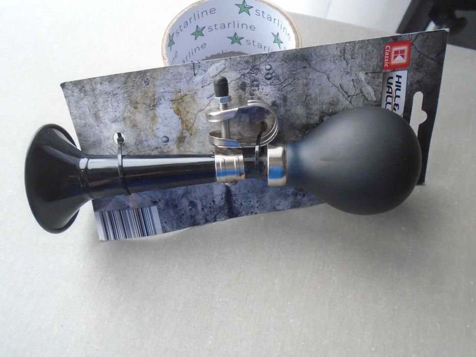 klakson rowerowy z materiałem montażowym