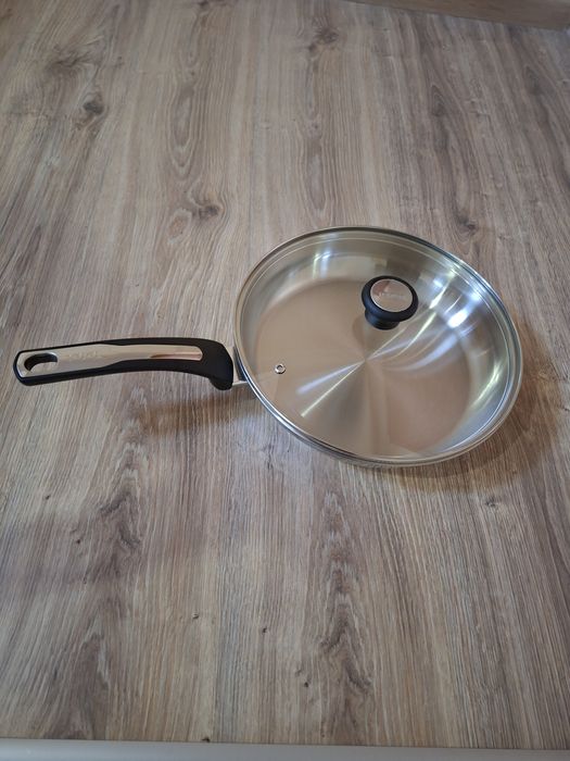 Сковорода Tefal с крышкой нержавеющая сталь