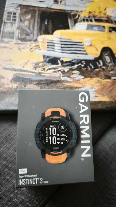 Nowy Garmin Instinct 3 Solar 50mm Pomarańczowy orange, gwarancja