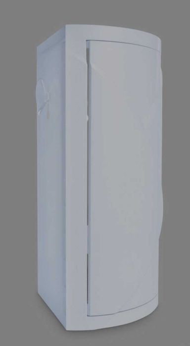 Narożna obrotowa szafka do łazienki