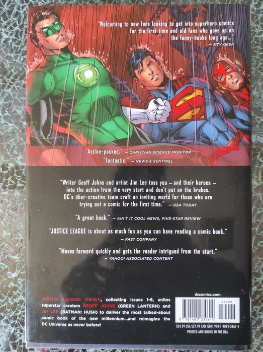 Justice League Origins Vol 1 DC Comics Geoff Johns Jim Lee Bd