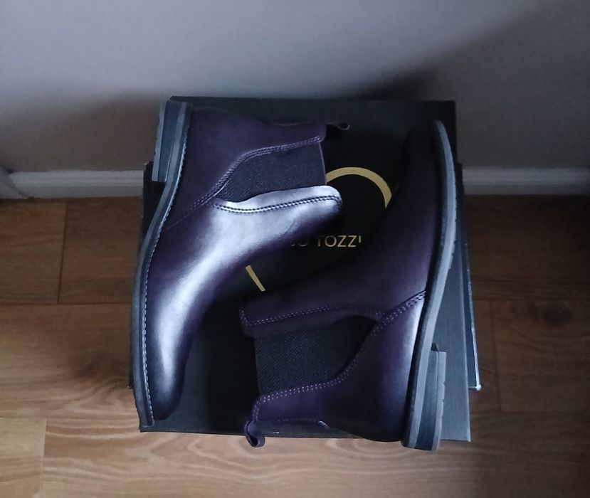 -40% Botki skórzane Marco Tozzi. R.39.