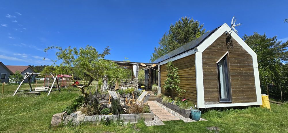 Domek ,,BoskoBeztrosko" w Dębkach z prywatnym ogrodem,7 minut od plaży