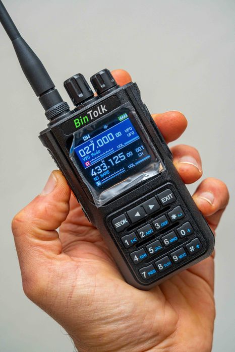 BinTolk BT8000 Walkie Talkie 10W Multifrequencias incluindo CB