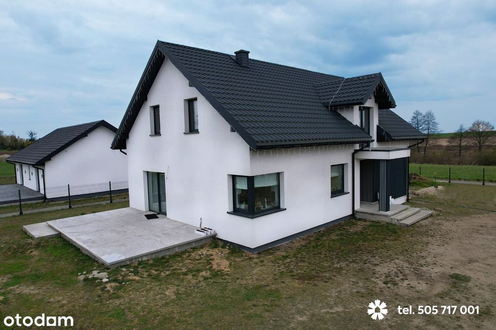 Nowoczesny dom niedaleko jeziora, przestronna działka z garażem - Widok 3