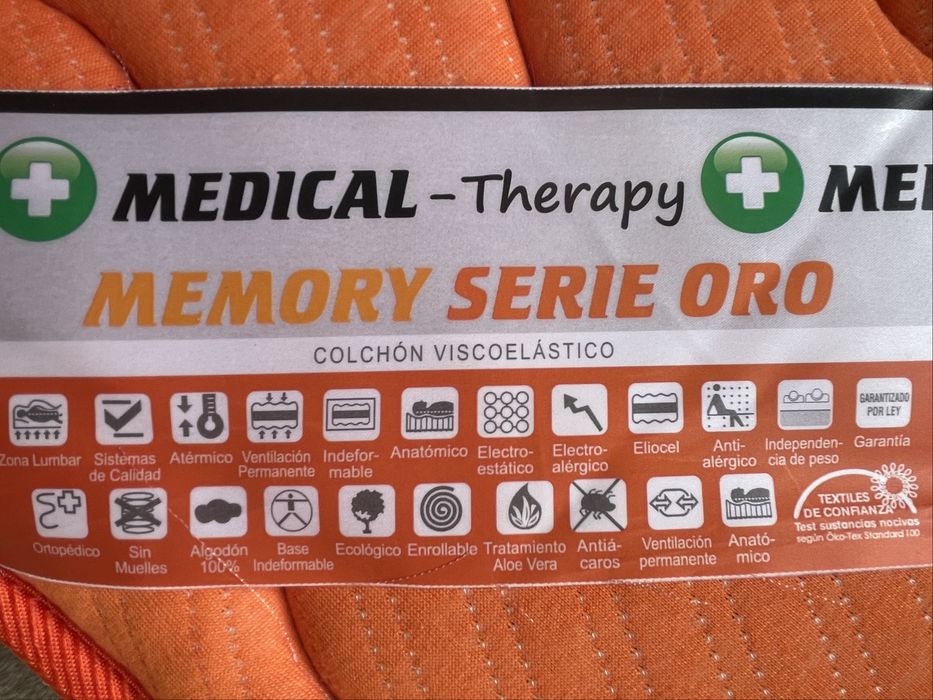 Colchão Ortopédico Visco Inteligente  Medical Therapy 190x140x24cm