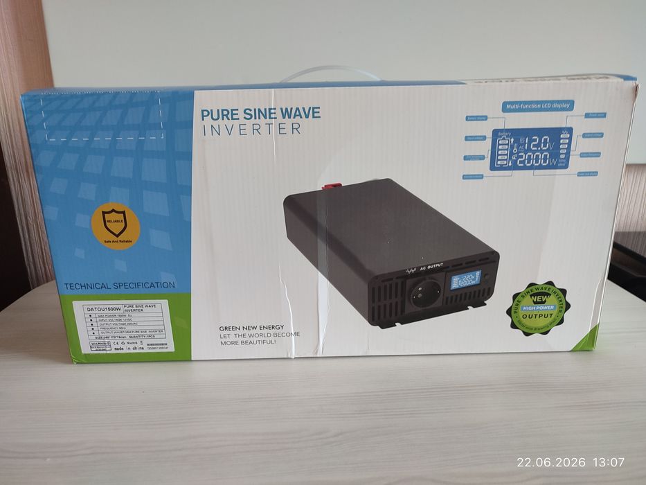 Datouboss 1500 watt чистый синус
