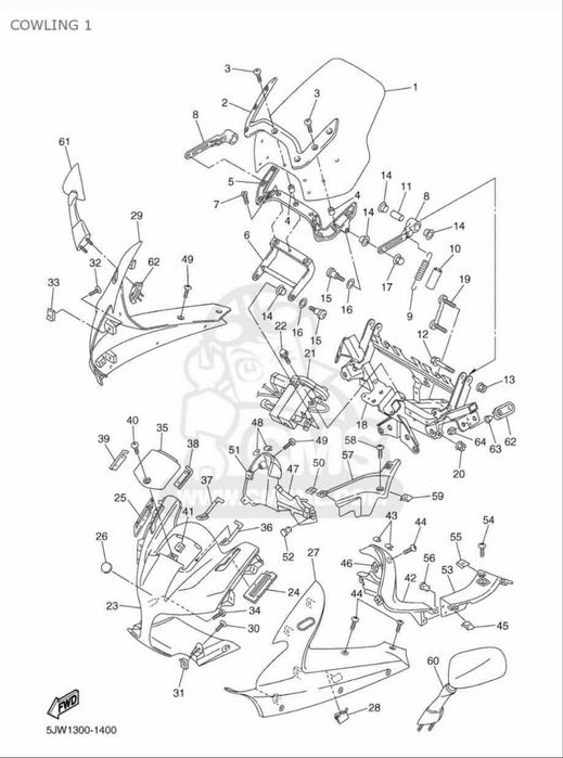 Peças FJR 1300 GEN1