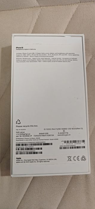 Цена 30000грн.Торг.Номер +380 66 458 2710.
Iphone 15 чорний 256г.В иде