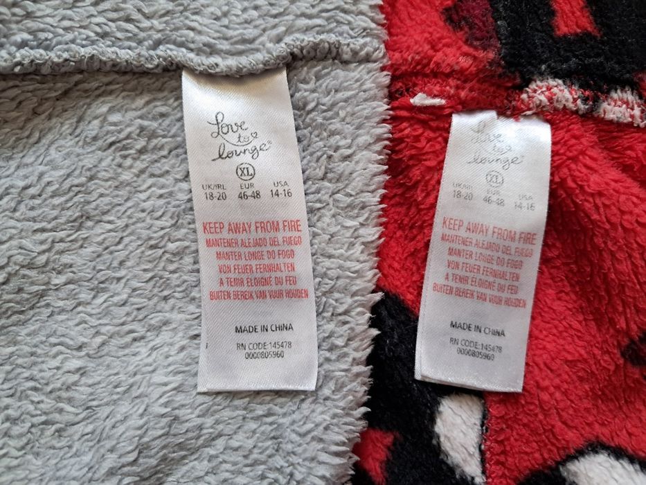 Плюшевая флисовая пижама disney love to lounge mickey mouse 44 xxl 52