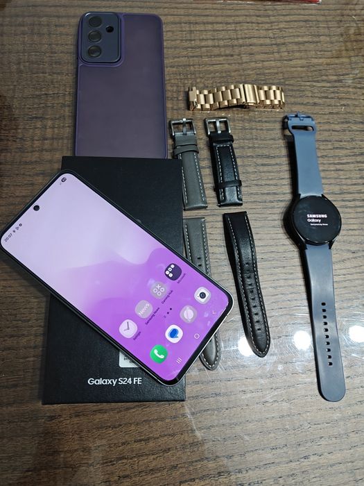 Bundle Samsung S24 FE e Samsung Watch 5 vendo ou troco
