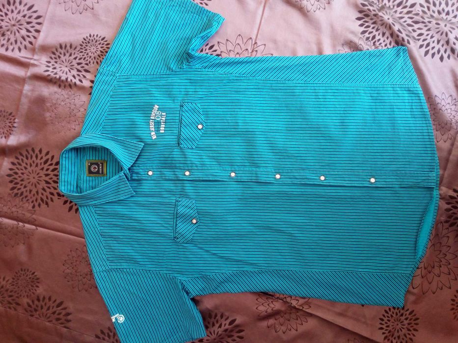 Koszula Męska w paski, rozmiar XL