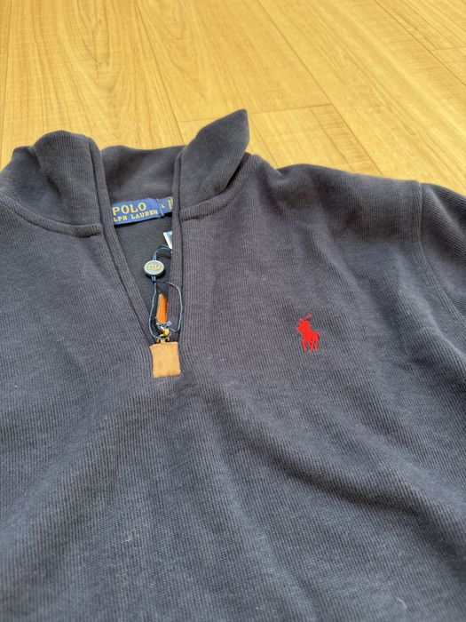 Polo ralph lauren quarter zip azul escuro
