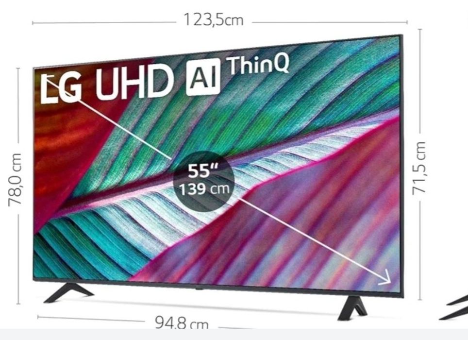 TV LG 55" ultra HD  Leia anúncio