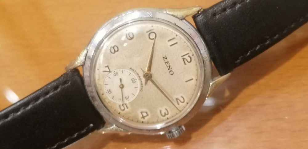 Relógio Zeno antigo corda manual cal. .