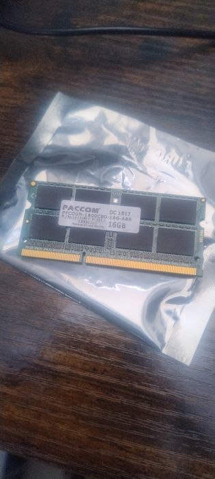 16GB DDR3 sodimm do laptopa jedna kość! Rzadkość