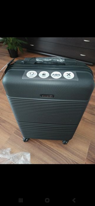 Walizka kabinowa Puccini nowa ABS, 4 kółka 360°