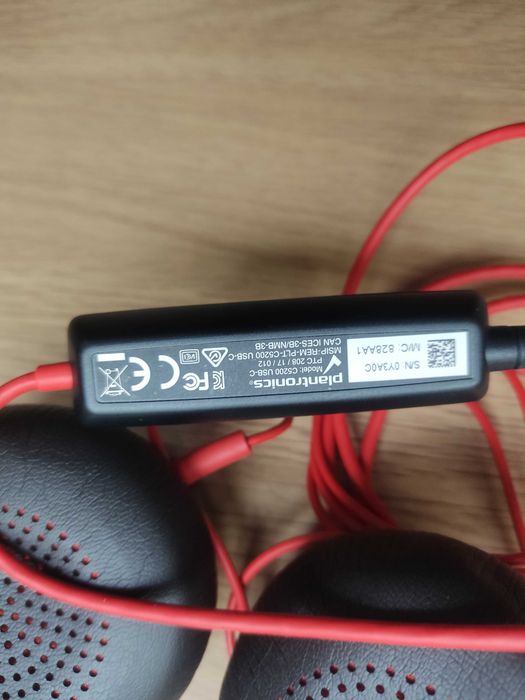 Słuchawki nauszne Plantronics  C5220T  USB-C Adapter Call Center