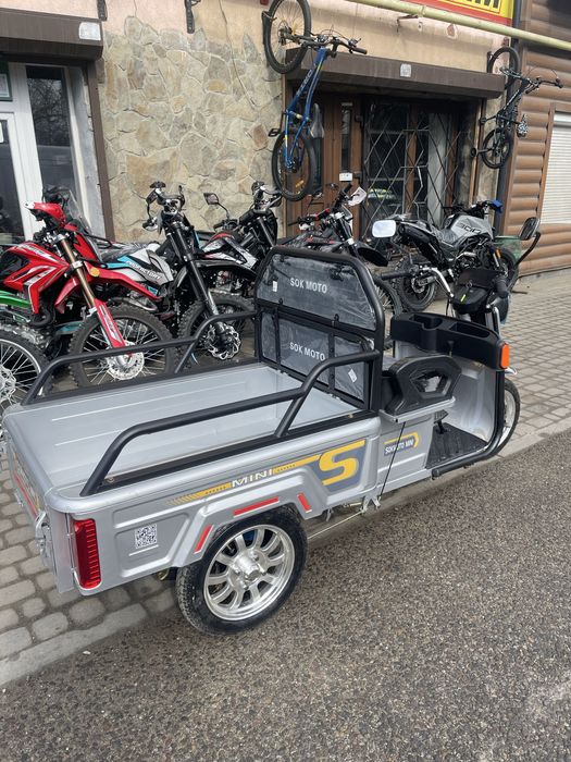 Електротрицикл SokMoto Mini 1500w 60V/38Ah