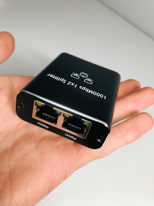 Rozdzielacz RJ45 Gigabit 1000Mbps Adapter USB-C do PC/TV/Routera