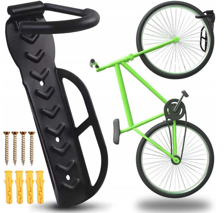 HAK STOJAK NA ROWER wieszak na ścianę uchwyt rowerowy do 30 KG