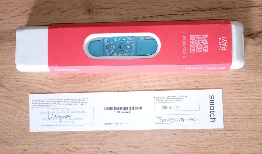 Zegarek Swatch Pay