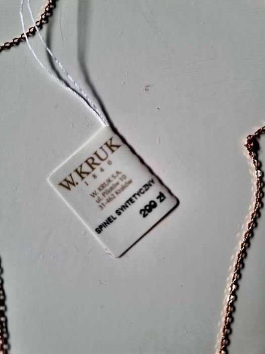 W.Kruk naszyjnik damski nowy