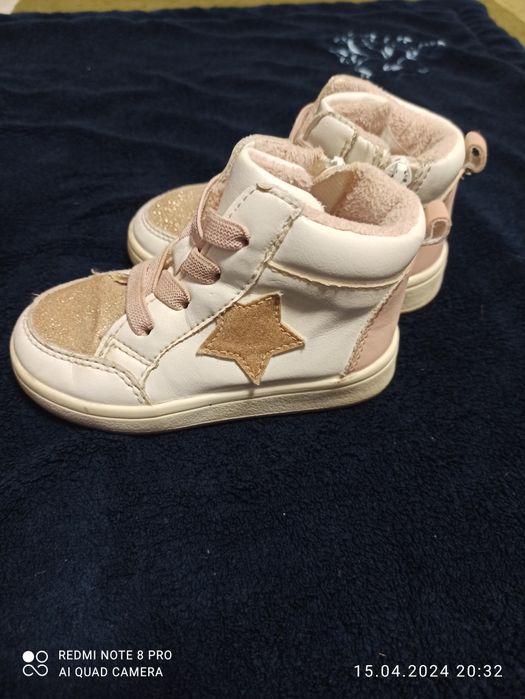 Утепленные кеды размер 22 H&M.