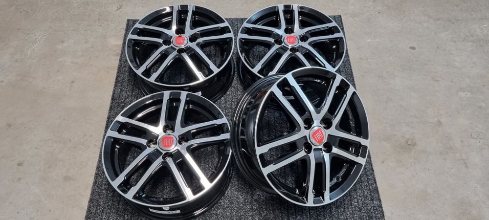 Fiat Sedici 15" Felgi aluminiowe 5x114.3 Sedici Czarny Poler alufelgi