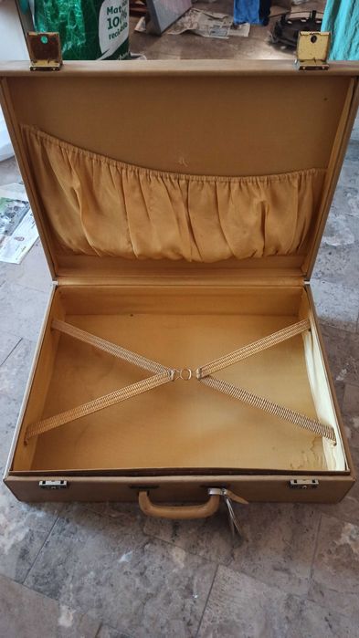 Mala de viagem Vintage em pele sintética