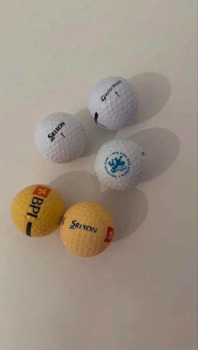 5 bolas de Golfe