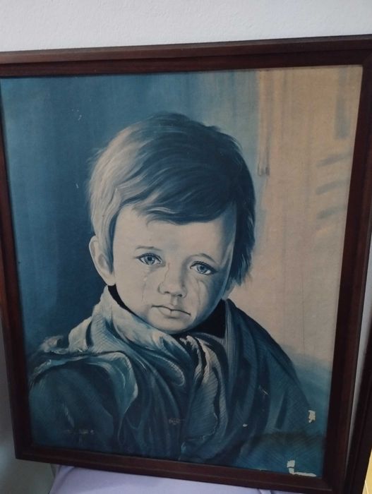Quadro de Giovanni Bragolin da Série Gypsy, vintage das decadas 70/80