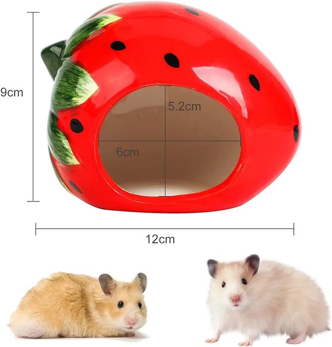 Casa de cerâmica hamster chinchila ouriço pequenos animais ENVIOGRÁTIS