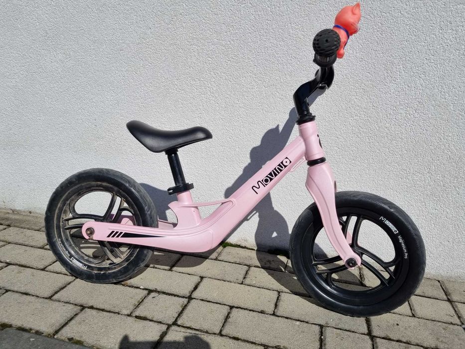 Rower biegowy, biegówka Movino różowy