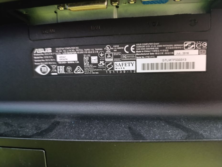 Monitor ASUS VP247H