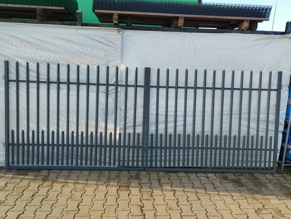 Brama KPZ dwuskrzydłowa  4m grafit antracyt KOMPLET  !!!
