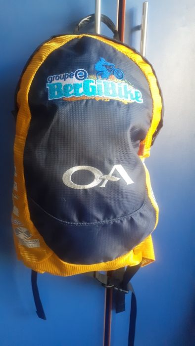 Гооодской рюкзак bergibike qaшвейцария.45*25*15смСине желтый..