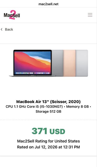 MacBook Air (Retina, 13 polegadas, 2020)
