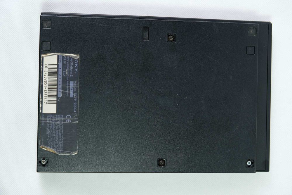 Consola Sony PlayStation Slim 2 PS2 slim com cabos e comando, PAL