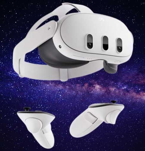 Nowe Gogle VR Quest 3 512GB+ 2 PADY