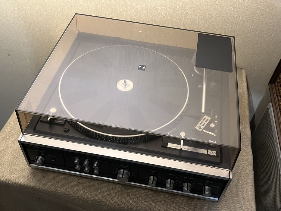Аудиофильский проигрыватель винила с усилителем DUAL HS-152 + акустика
