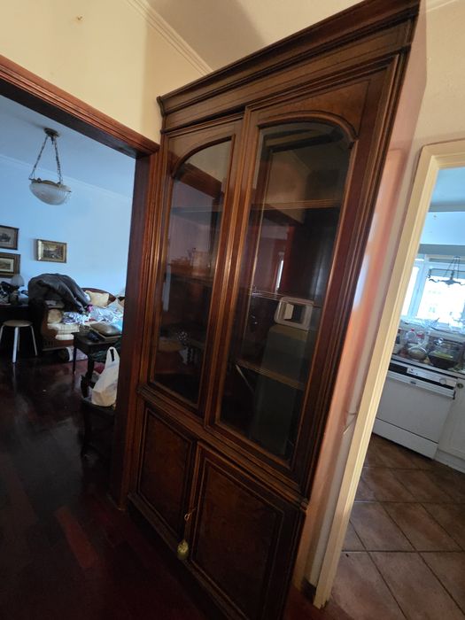 Louceiro com porta de vidro