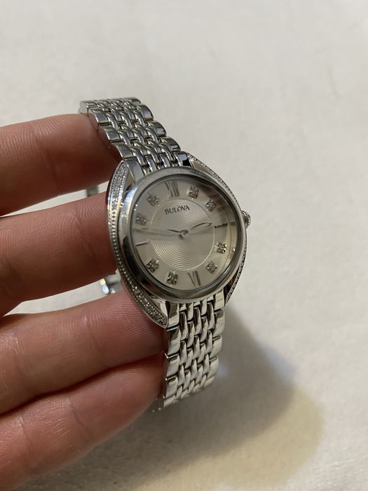 400€ Часы с Бриллиантами Bulova 96R212 жіночій годинник наручний